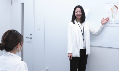 レベルに合わせた研修システム